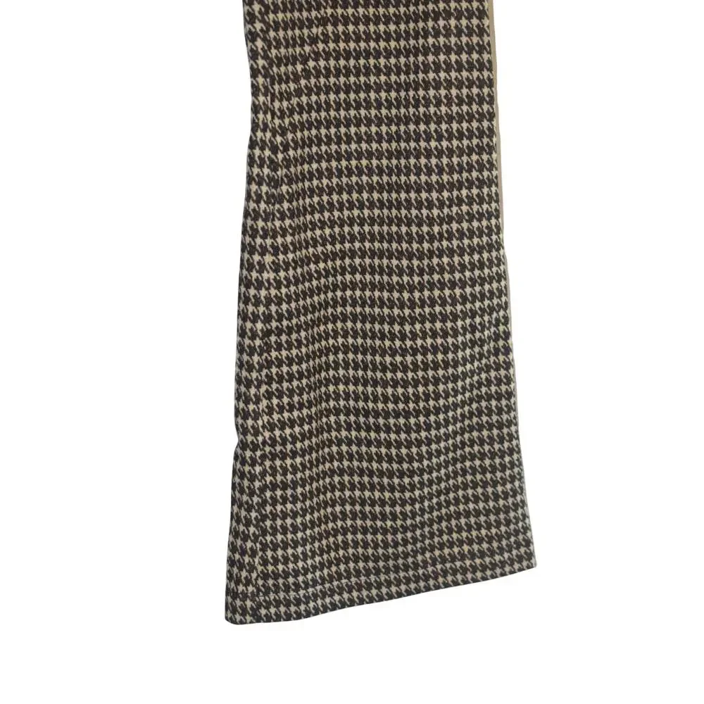 Sanctuary Filmore Flare Pants in Vanilla Mini Houndstooth